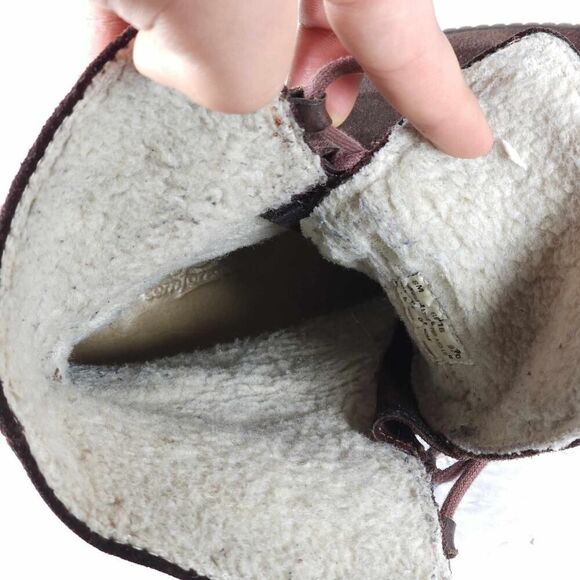 Timberland Women's Reykir Ghillie US 8M Brown Suede Sherpa Lined Winter Boots - Picture 10 of 16